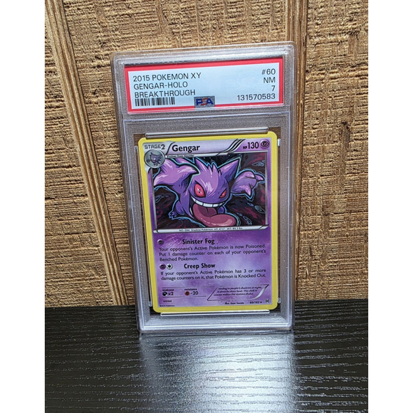 Pokemon Other - POKEMON XY GENGAR NM PSA 7 BREAKTHROUGH 60/162